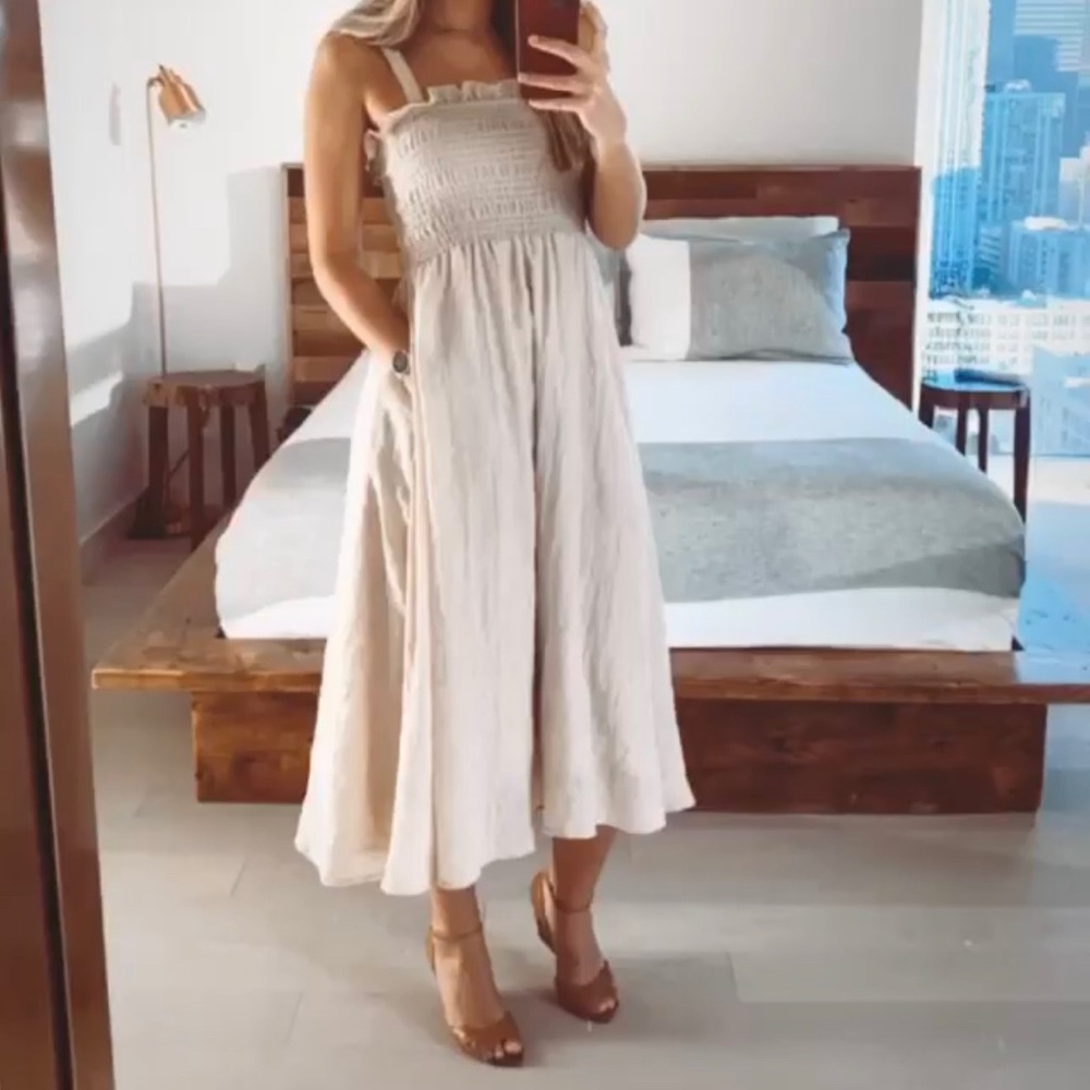 Whyte Valentine dress in beige from Petal and Pup